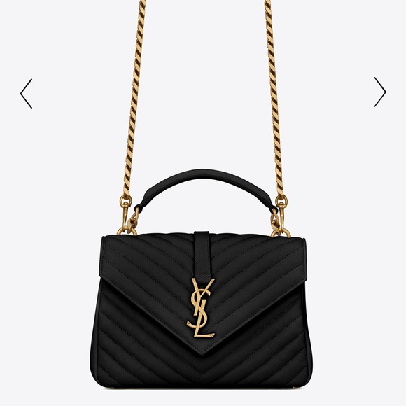 Yves Saint Laurent Bags Ysl College Medium Chain Bag In Quilted Leather Poshmark